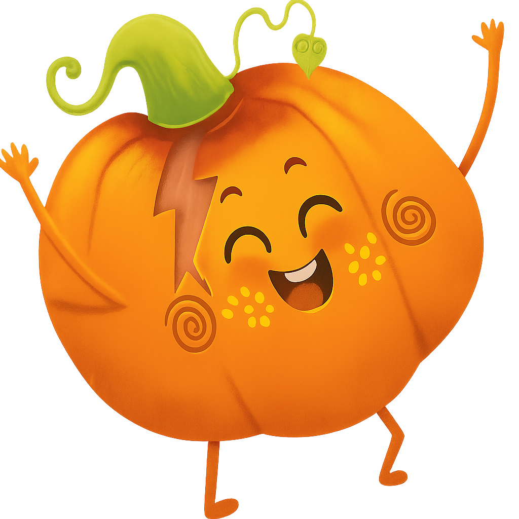 Pumpkin celebrating